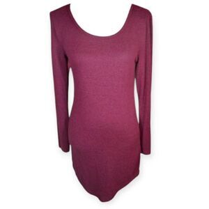 NO BOUNDARIES BURGUNDY DRESS SZ.M EUC.